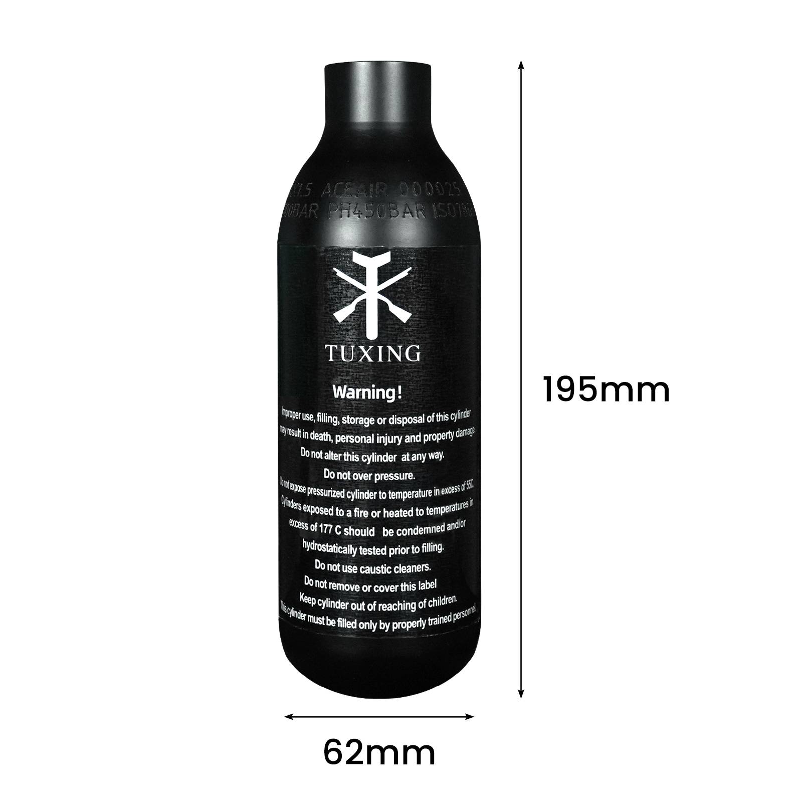 TUXING Paintball Game PCP Air Tank